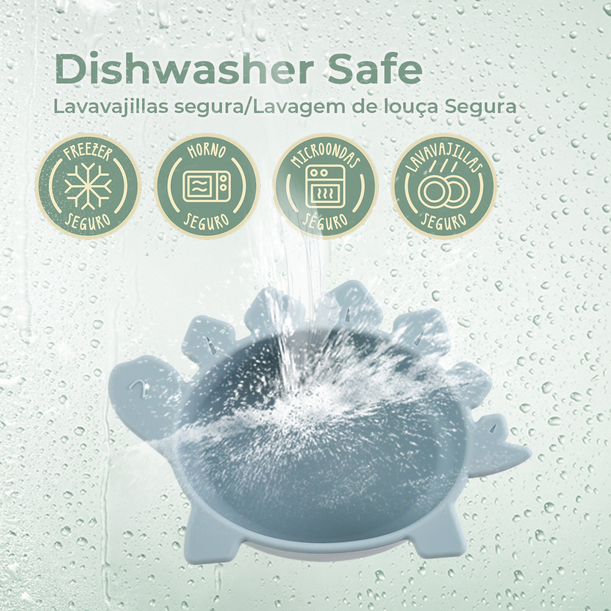 婴儿硅胶餐具/硅胶儿童餐具套装/pp餐具/母婴餐具/保鲜盒玻璃产品图