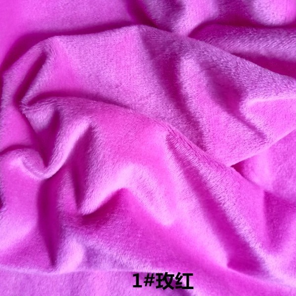 厂家现货水晶超柔水晶绒超柔短毛绒布靠垫抱枕面料玩具绒布细节图