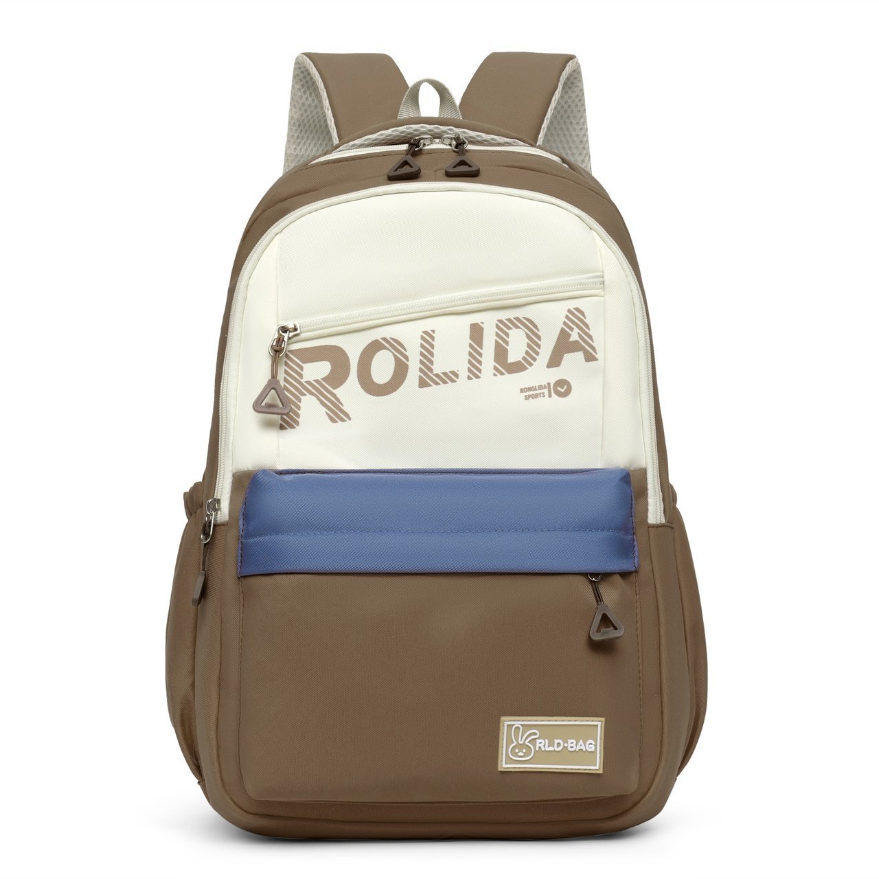 跨境潮流轻便高中生双肩包新款高品质大容量简约学院风大学生书包