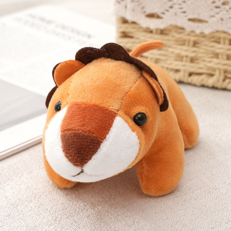 The manufacturer supplies jungle party animal series plush toys, bags, pendants, children's gifts, and night market stalls details Picture