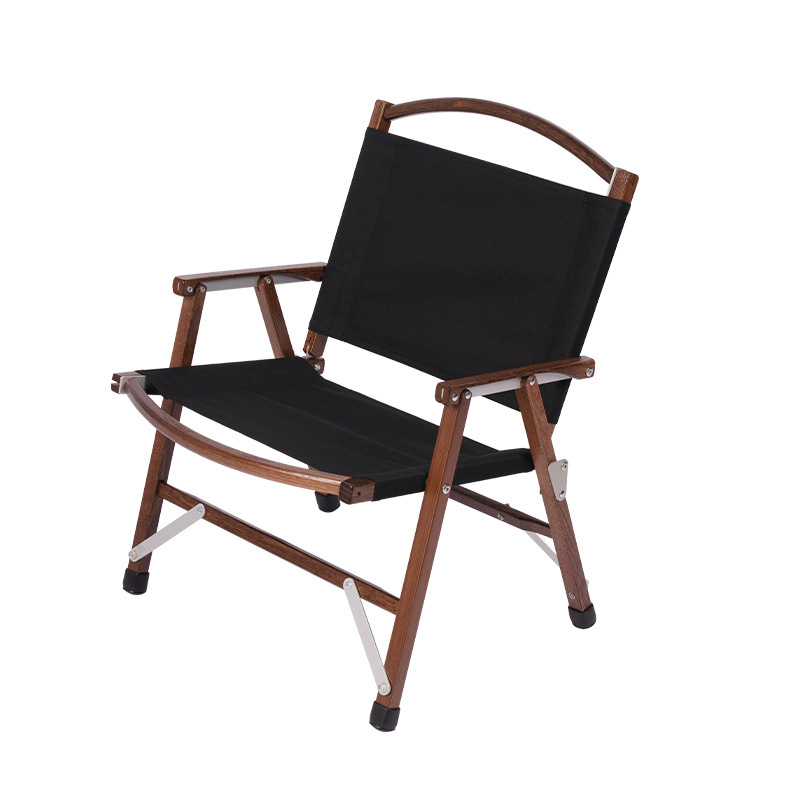 Outdoor folding chairs, portable beech wood Kemite chairs, fishing folding stools, outdoor portable solid wood stools wholesale Item Picture