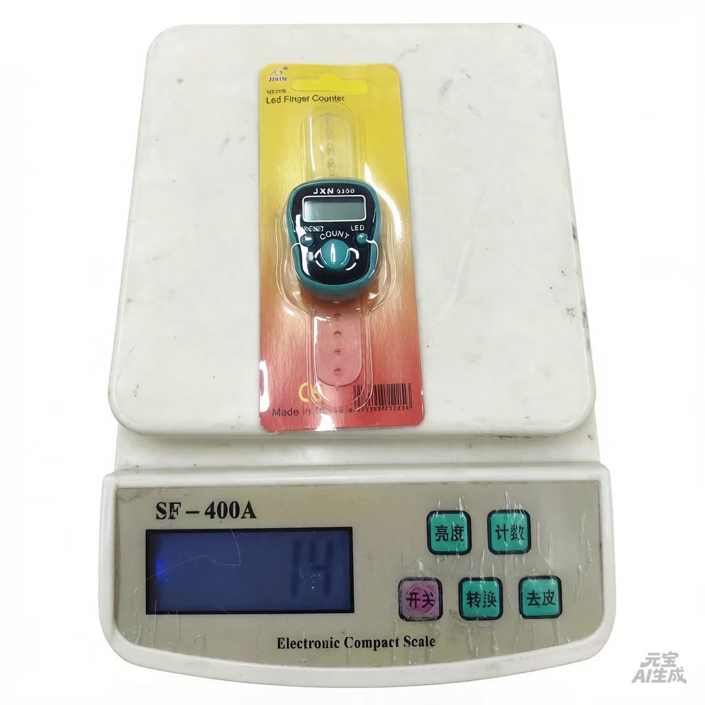 LED manual ring counter 1040 card insert mini luminous counter, 18 colors to choose from, factory direct sales details Picture