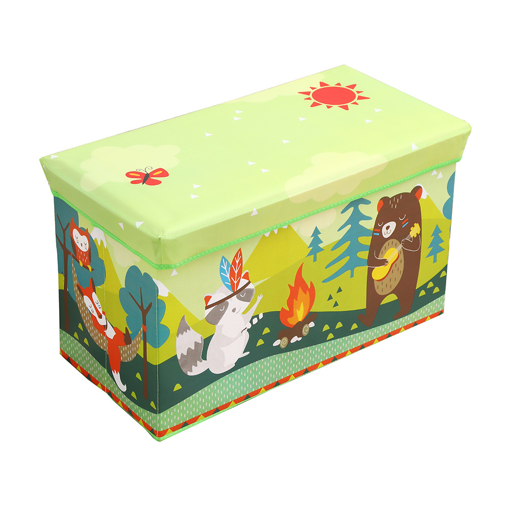 Enhanced children's storage stool, toy storage box, multi-functional storage stool, large-capacity storage box wholesale Item Picture