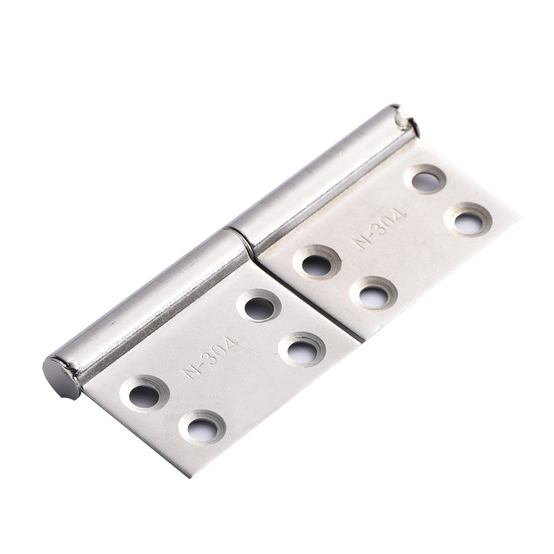 厂家直销 不锈钢旗型合页  防脱卸静音门窗旗形合页2.5-5寸白底实物图