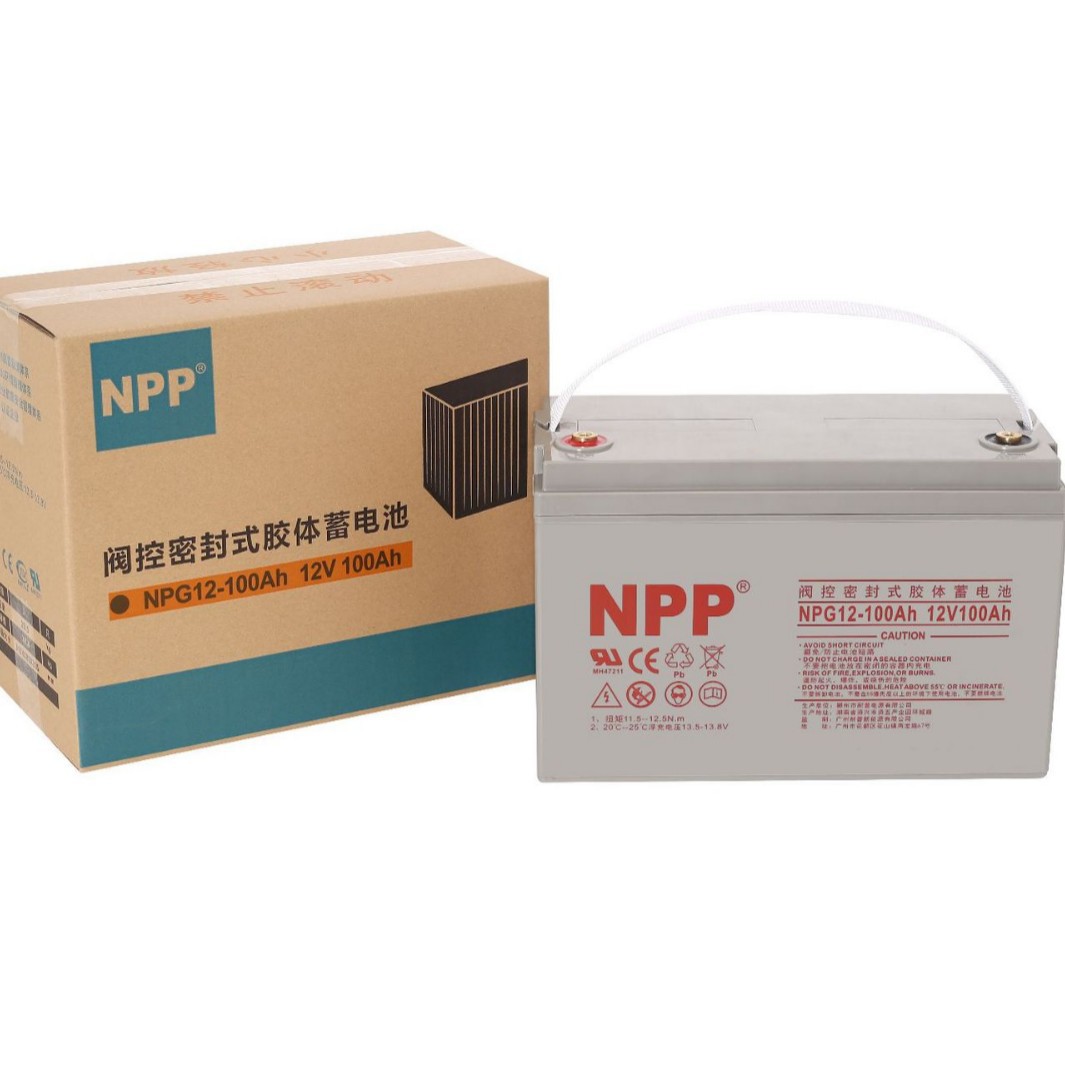 NPP battery 100AH gel battery solar cell UPS battery energy storage maintenance-free battery Specification image