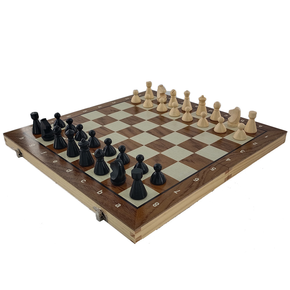 39cm foldable chess board game toy, game entertainment party, wooden factory direct sales and wholesale portable home Specification image