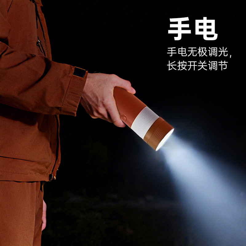 Cross-border outdoor camping lights, folding and retractable outdoor lights, emergency tent lights, magnetic atmosphere night lights, portable camp lights Specification image