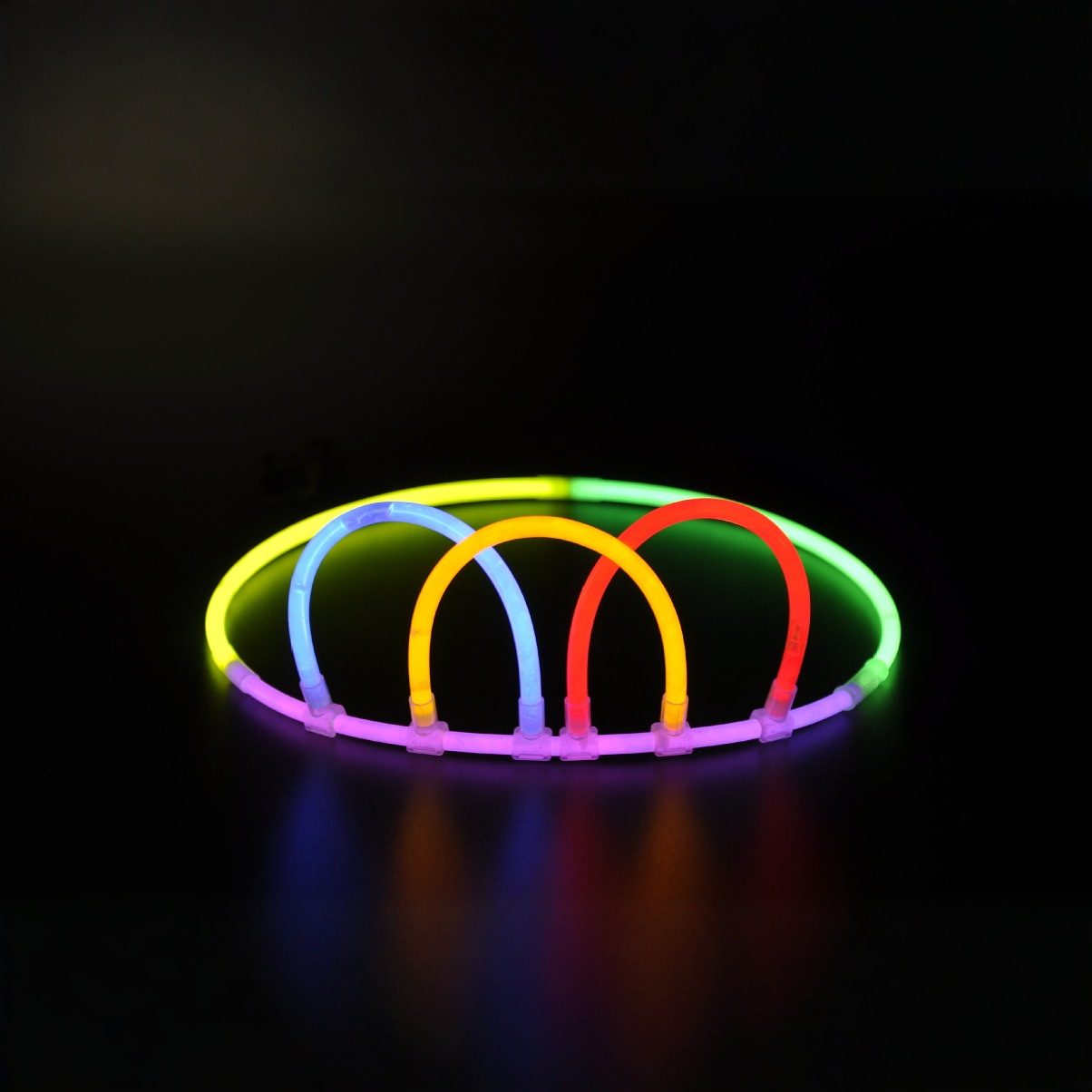 荧光花冠王冠皇冠头饰儿童节玩具夜跑派对聚会装饰头箍厂家批发