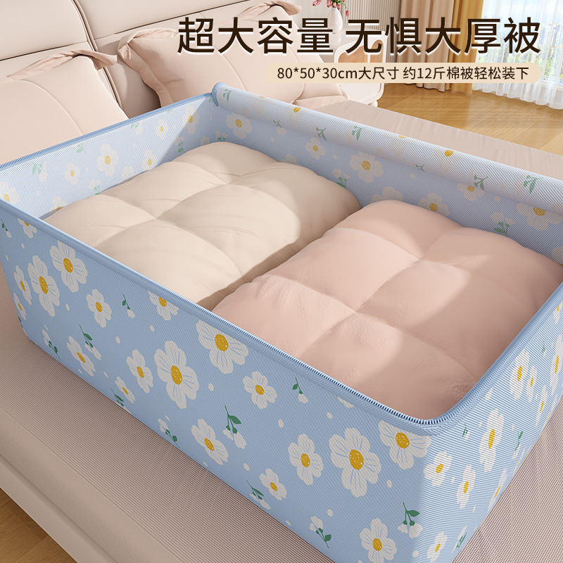Moving bags, large-capacity quilt packing bags, moisture-proof and mold-proof thick and sturdy clothing storage bags, storage boxes Specification drawing