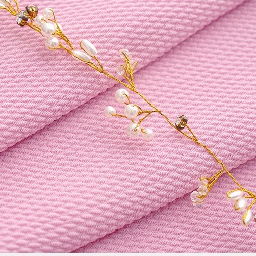 In-stock 220 diagonal bubble polyester and ammonia elastic bubble twill fabric with jacquard particles, a new fast fashion clothing fabric Application Scenario