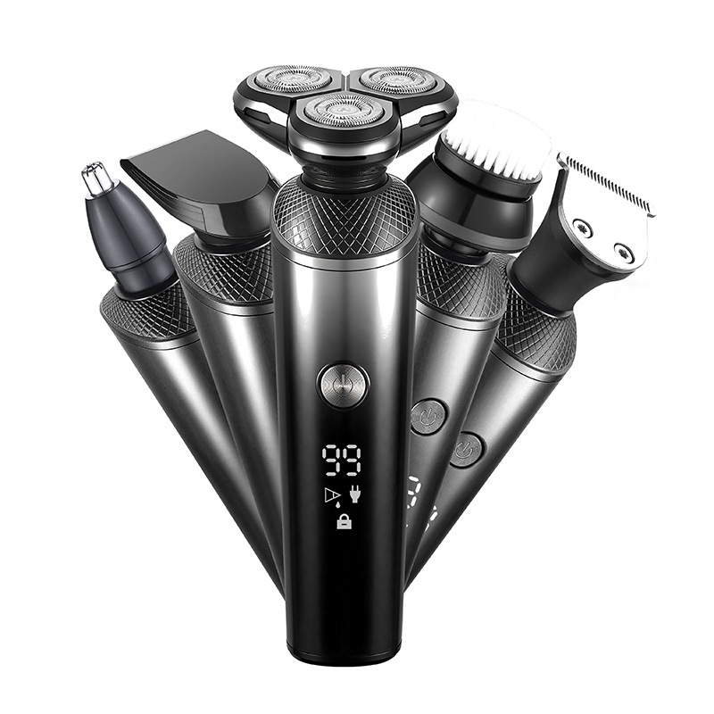 New electric men's rechargeable shaving razor, super clean beard razor, cross-border wholesale and consignment of shaving razor Specification image