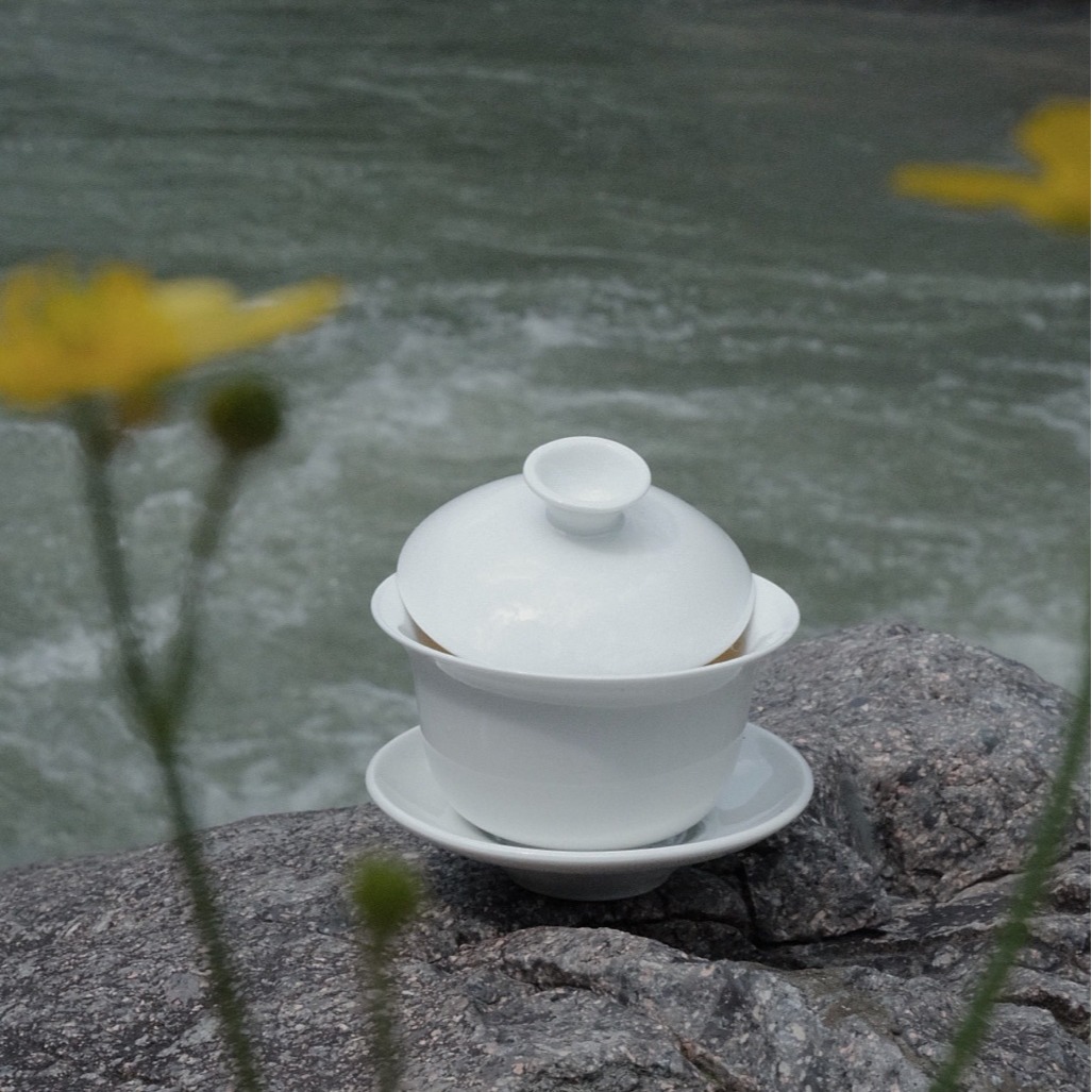 中式盖碗乌龙茶中秋佳节香薰蜡烛茶叶创意小众礼物伴手礼摆件