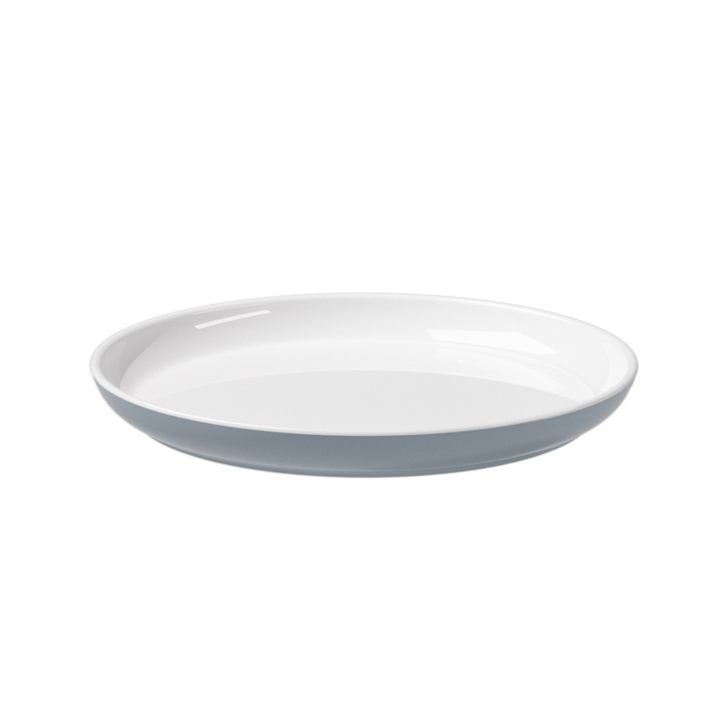 Customized two-color melamine tableware set, dinner plates, saucers, small plates, rice bowls, noodle bowls, soup bowls, fast food Item Picture