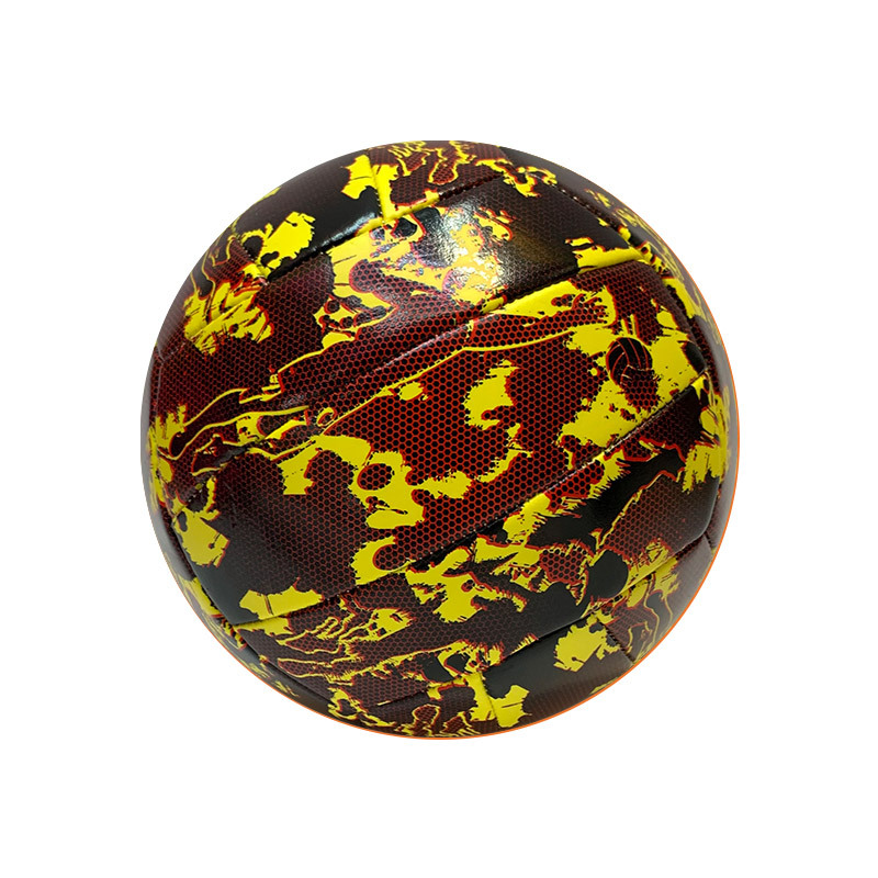 厂家喷绘创意5号排球少年训练用充气排球耐磨PVC运动排球白底实物图