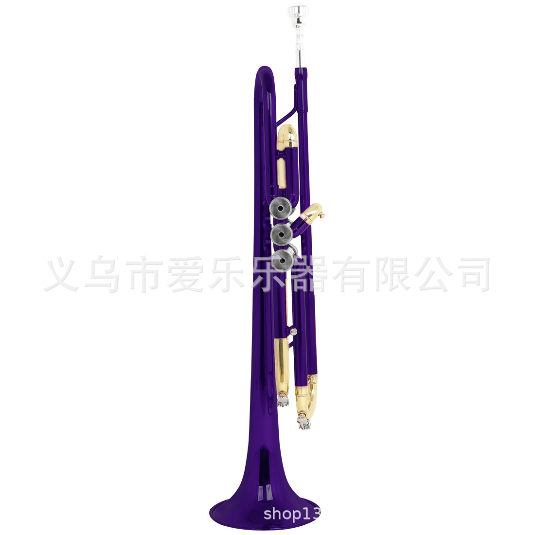 المجموعة الأولى من البوق الأرجواني (Burple Purple)، وهي عبارة عن مجموعة ذهبية من ثلاثة أحرف من أجل تعليم الأطفال والكبار في تحويل الآلات الموسيقية من طراز BP Specification image