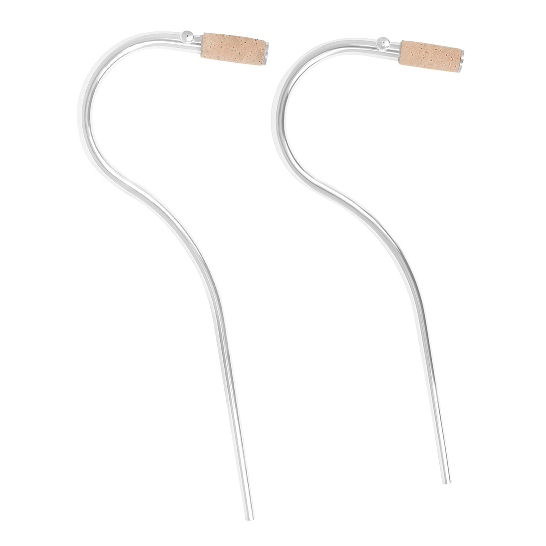 Instrumentos fagote fagote fagote S fagote plateado cuello curvo tubo de soplado largo y largo 2 accesorios para fagote