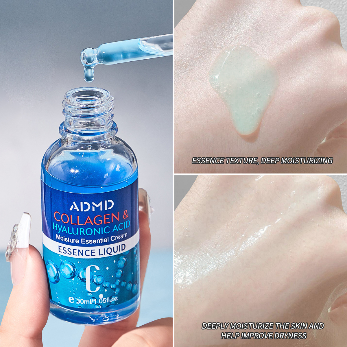 【 English Version Exclusively for Foreign Trade 】 Wholesale of Collagen Moisturizing Essence for Deep Moisturizing and Repairing the face details Picture