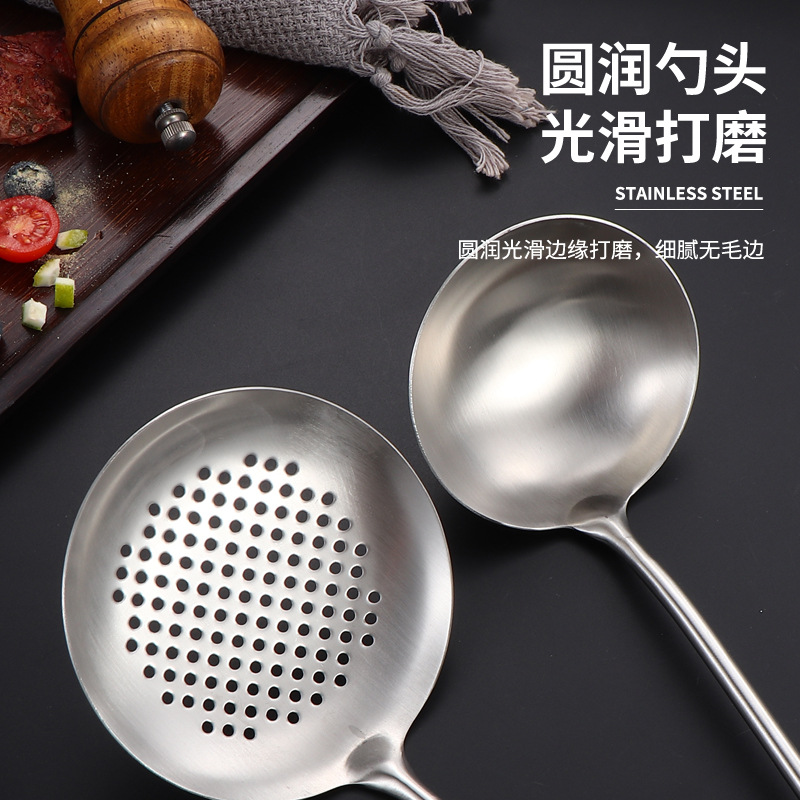 跨境304不锈钢厨房用具套装烹饪工具铲勺肉叉食物夹土豆压搅拌器细节图