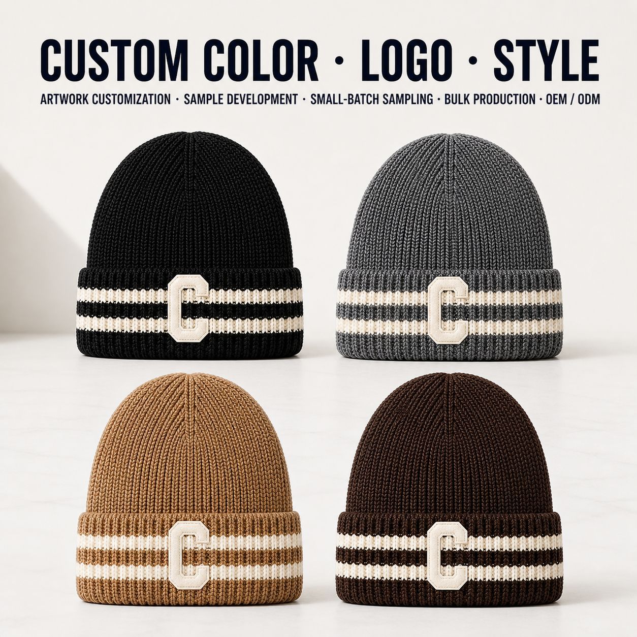 Новый модный тренд 2026 года «вязаные шапки» 2026 года «новые шляпы», изготовленные на заказ для международной торговли Application Scenario