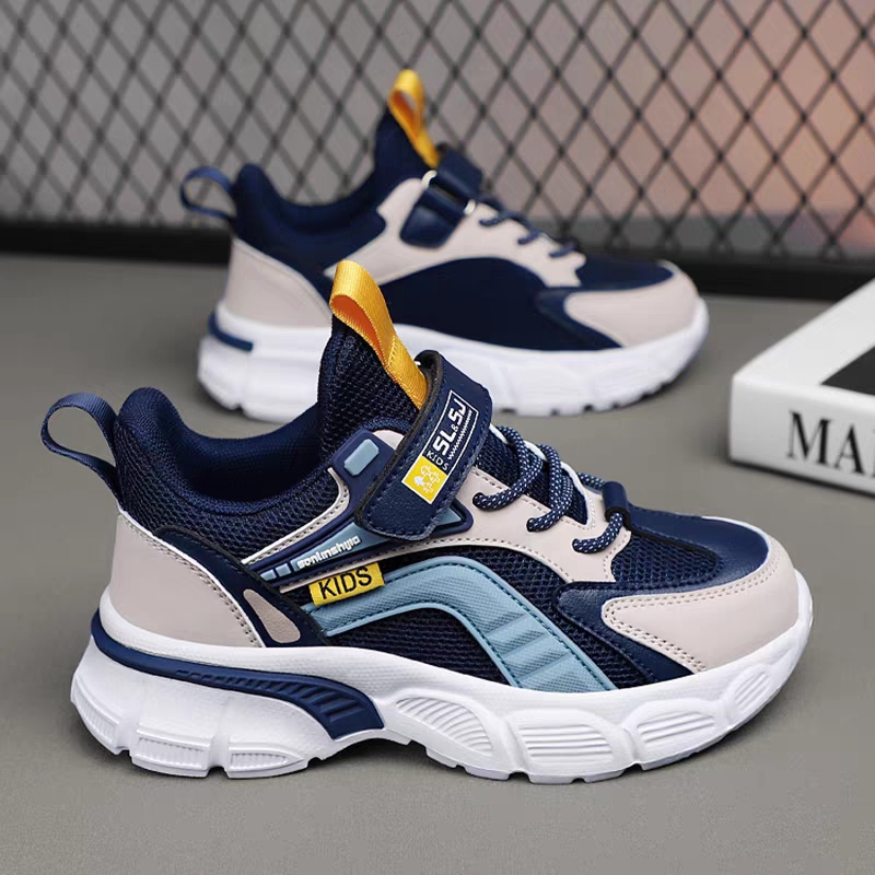 童鞋男童鞋子秋冬款儿童运动鞋2024新款冬季中大童男孩加绒大棉鞋