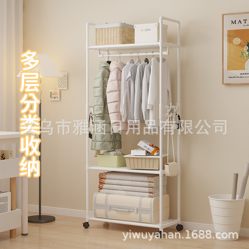 挂衣服龙门架/衣架木头/晾衣杆支架杆/榉木衣架产品图