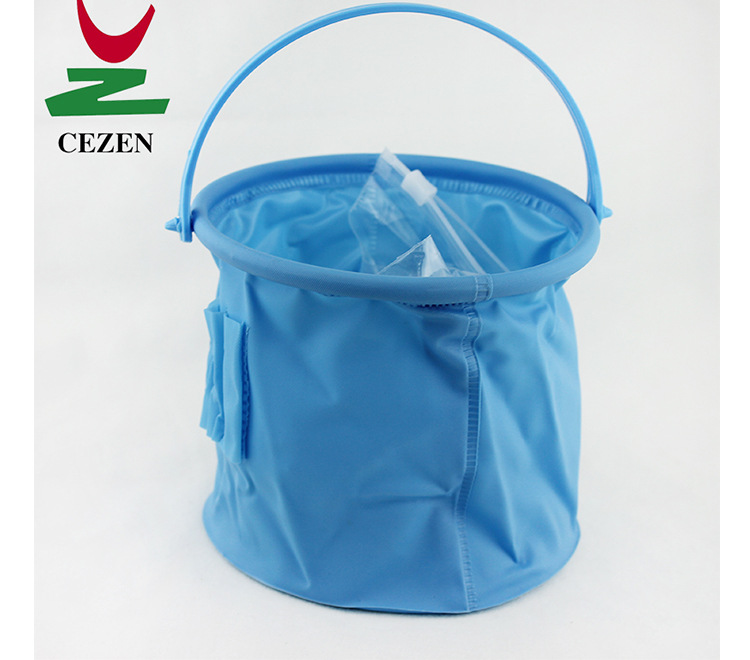 تنكمش الدلو المطاطي المطاطي للبراميل صغيرة محمولة للرسم في الهواء الطلق Item Picture