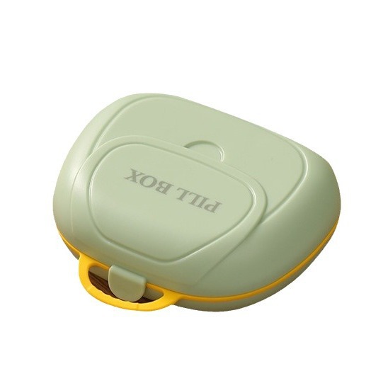 Sealed moisture-proof multi-compartment small medicine box, household mini portable medicine box, pill packaging factory direct supply, cross-border Item Picture