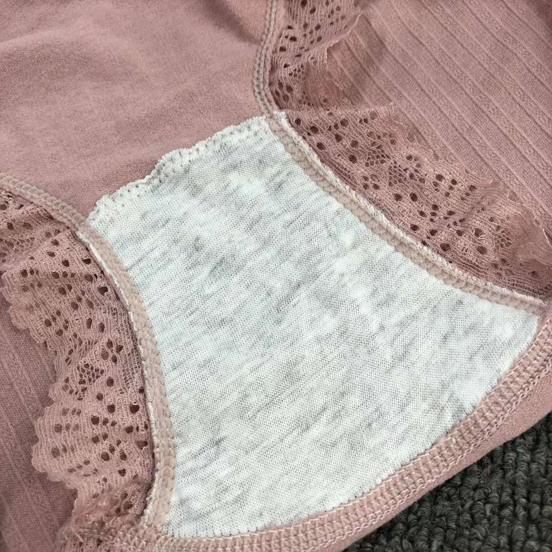Women's underwear seamless large-sized underwear solid color underwear women summer nude ammonia breathable pure cotton antibacterial crotch mid-waist triangular underwear export to Africa and South America women's underwear Application Scenario