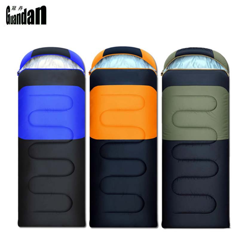 Factory wholesale adult outdoor sleeping bags, single person in spring, autumn and winter, spliced thickened sleeping bags for midday rest, travel and camping