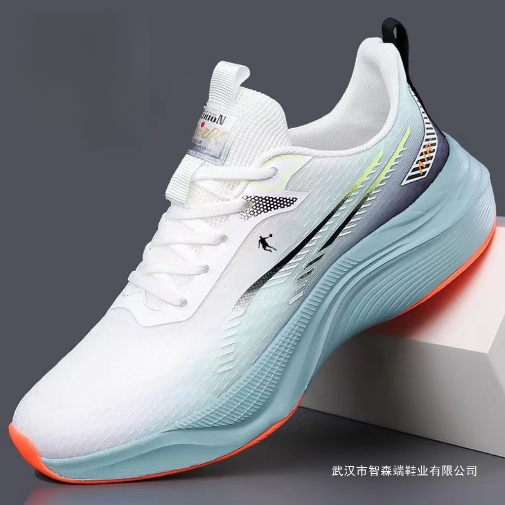 Four Seasons Jordan Men's Shoes 2025 New style mesh leather waterproof sports casual shoes Lightweight, anti-slip and shock-absorbing running shoes Specification image