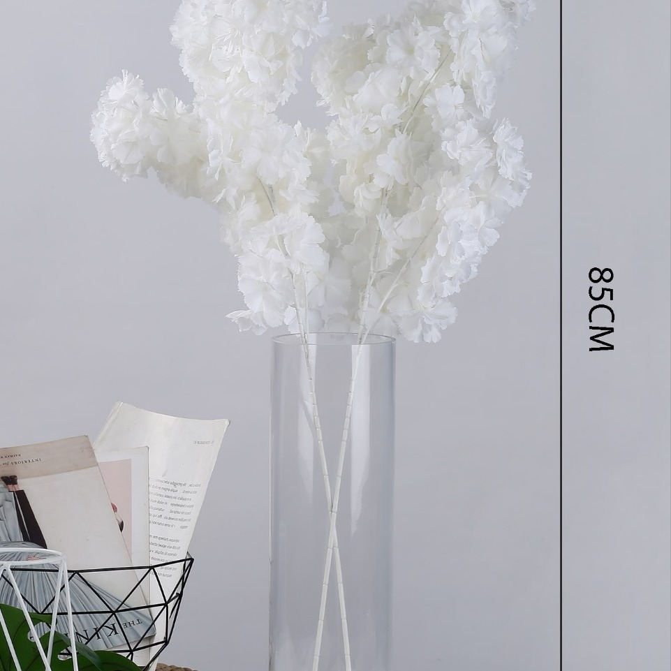 仿真花DIY发饰配件/仿真花/5朵塑膠花/假花/假花批发细节图