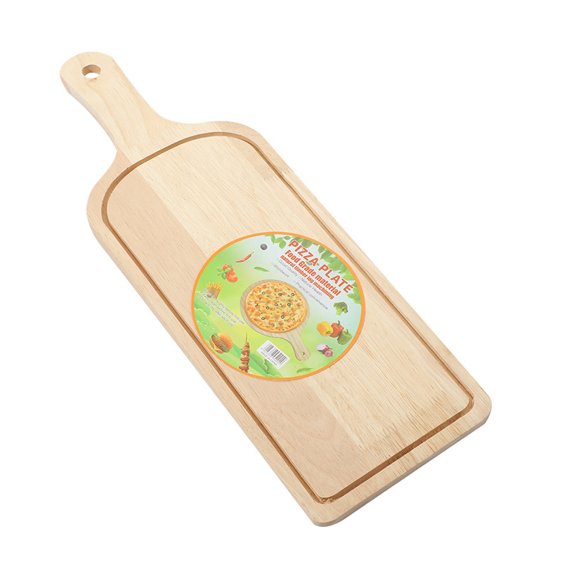 Pizza tray, household baking tools, baking tray, wooden pizza tray, bread and cake, wooden board tray, rectangular plate Item Picture