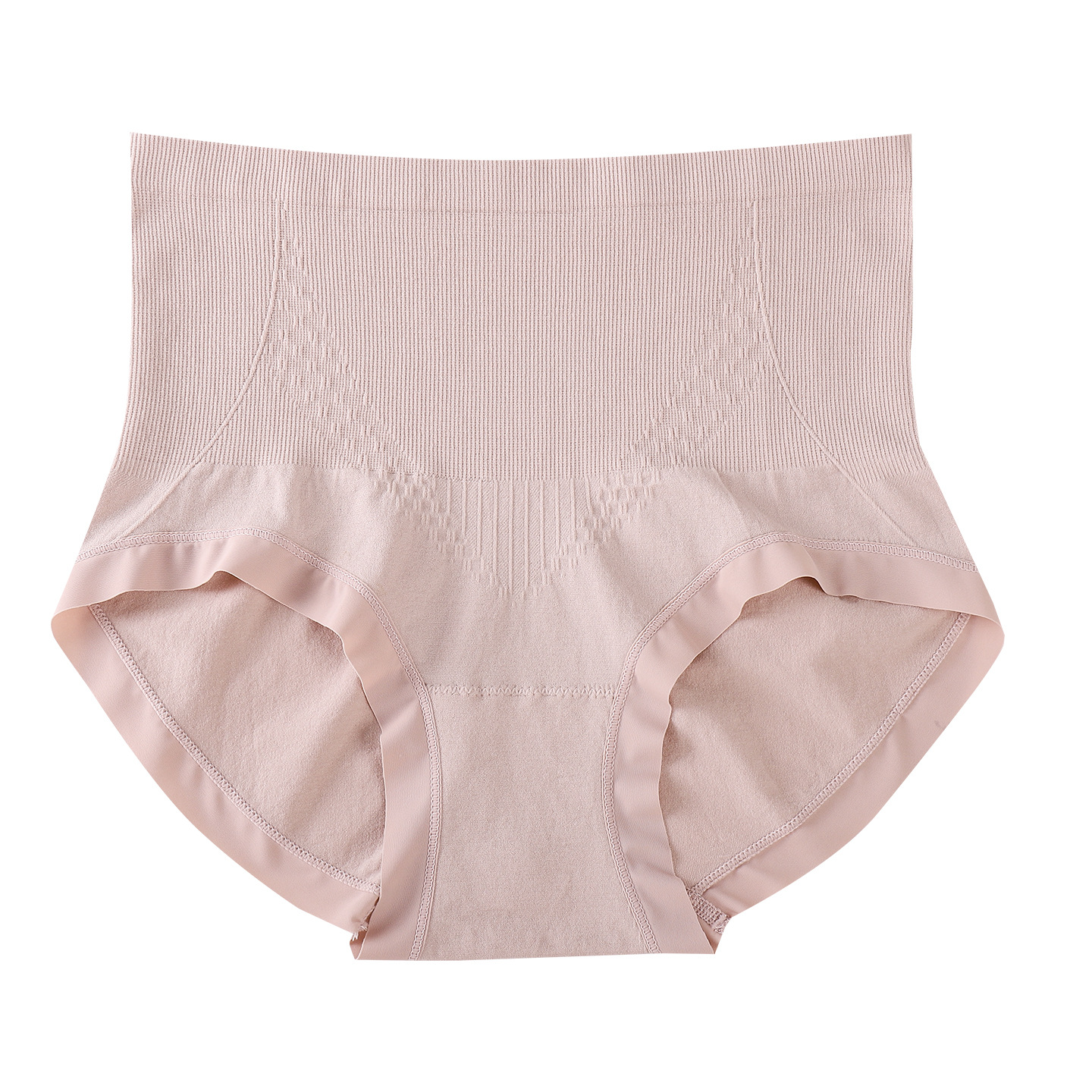 Lyocell mulberry silk seamless high-waisted cinching inner pants for women, peach butt breathable lifting buttocks, women's triangle pants, women's high-waisted comfort Item Picture