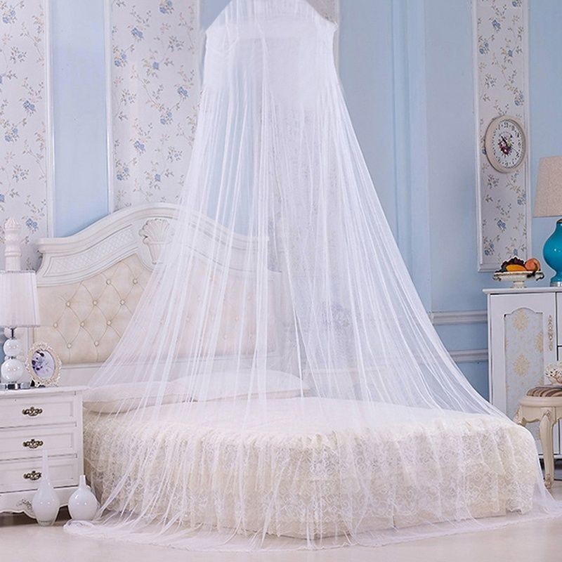 Summer portable dome mosquito net, princess gauze tent, simple dome mosquito net, hanging princess tent, encrypted student tent details Picture