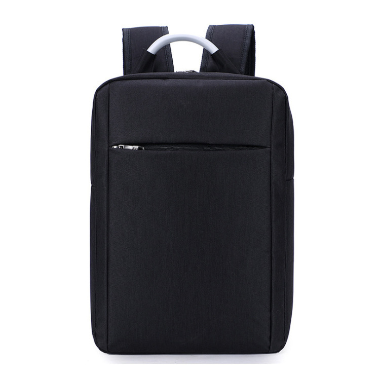 The 2025 new model of casual business computer backpack for students, a large-capacity men's business travel backpack with printed LOGO Item Picture