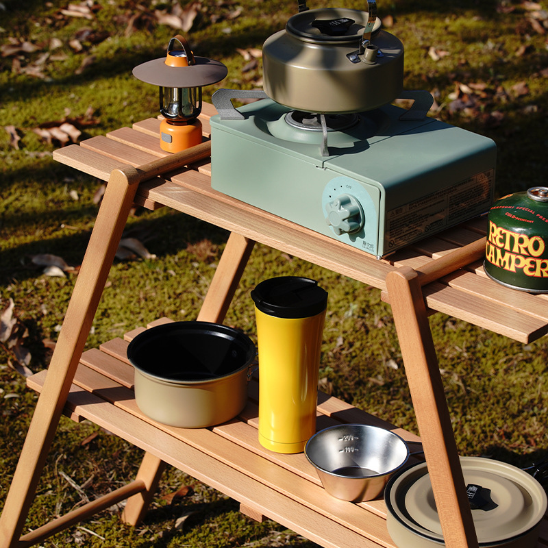 户外实木桌椅实物图