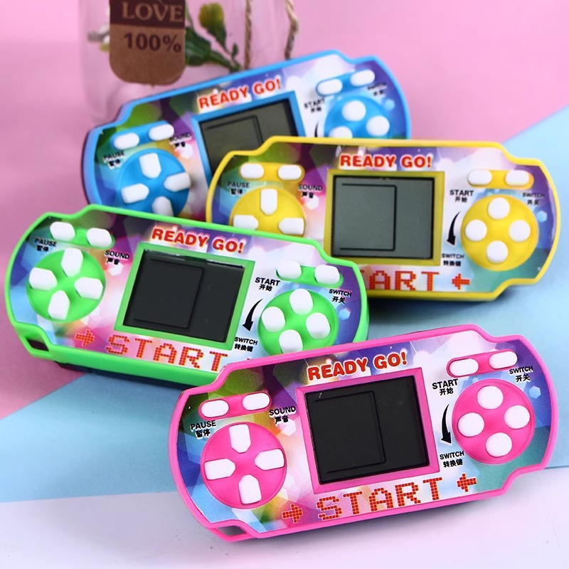 迷你便携式掌上小型游戏机掌机儿时传统经典俄罗斯方块益智玩具