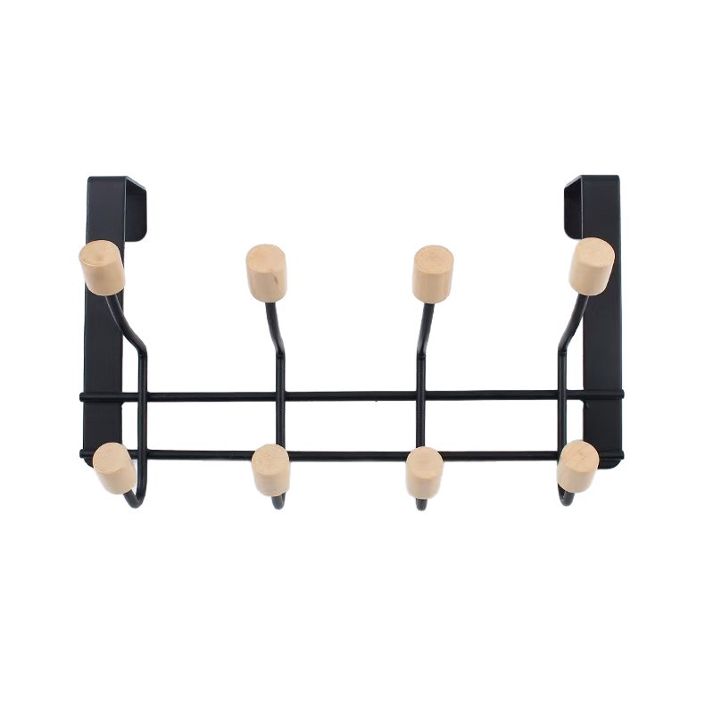 Nordic personalized and creative fitting room hooks, towel hanging behind the bathroom door, home bedroom storage, powerful shelving unit