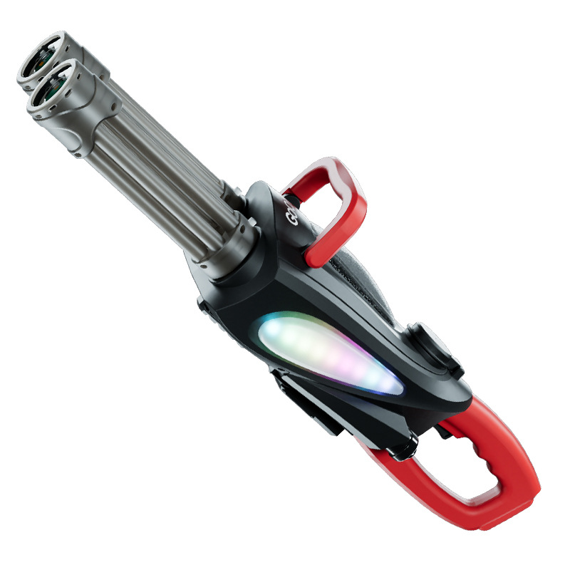 ONSHINE/ Childhood Unlimited New Electric Water Gun Gatling Colorful Pulse Children's Water Gun Large Capacity Gift Item Picture