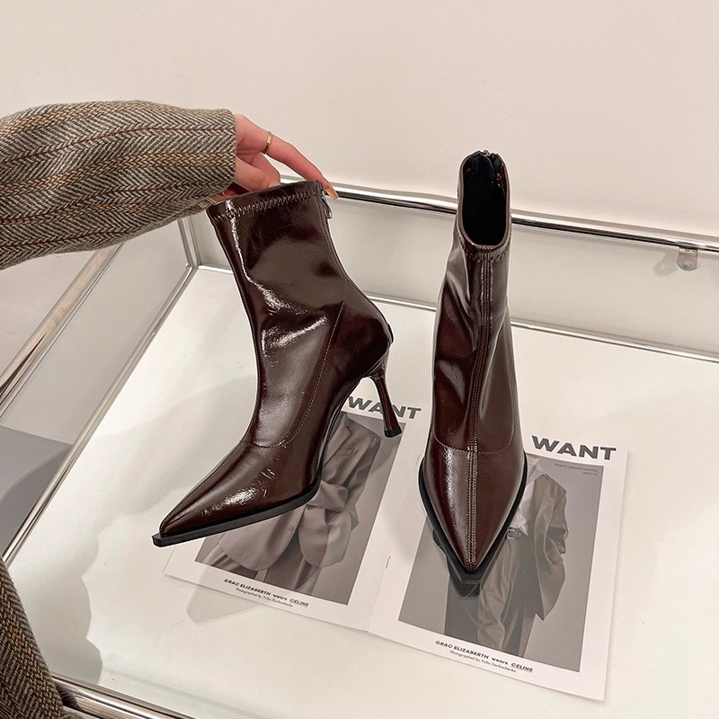 靴子女/男士马丁靴/男士马丁靴冬季/马丁靴/女靴鞋女士长款时尚产品图