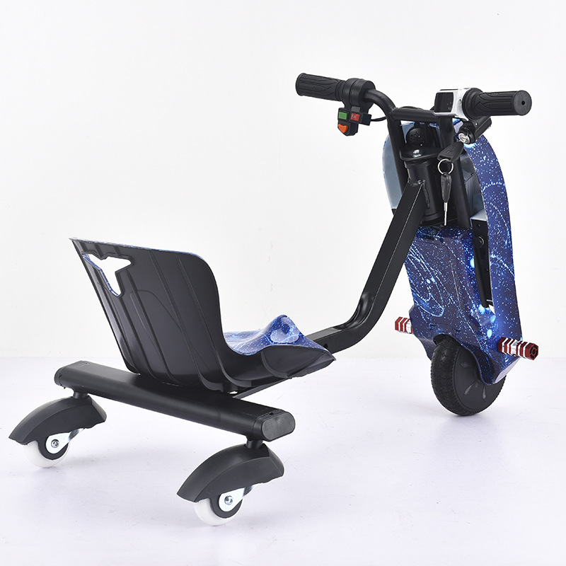 mini Bear Grand Drift Scooter, Electric drift vehicle, Square rental car, children's electric three-wheeled drift vehicle Application Scenario