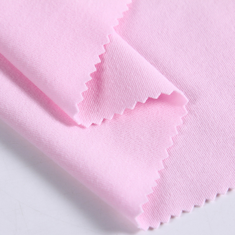 全棉素色双面棉毛布婴幼儿内衣连体衣全棉宝宝服针织摇粒绒面料详情图4