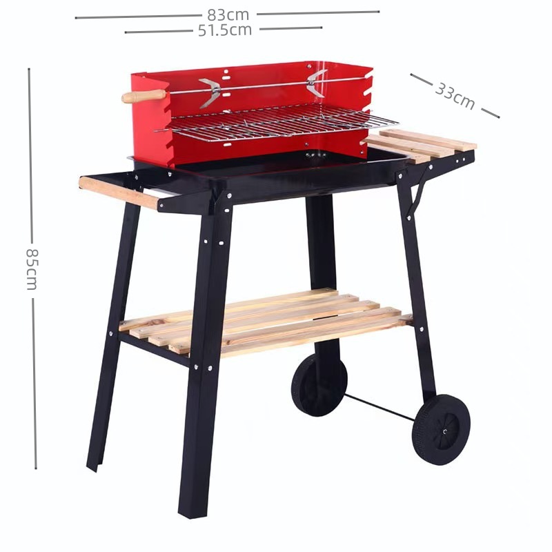 烧烤架/烧烤架子/烧烤/烤网/烤鱼夹白底实物图