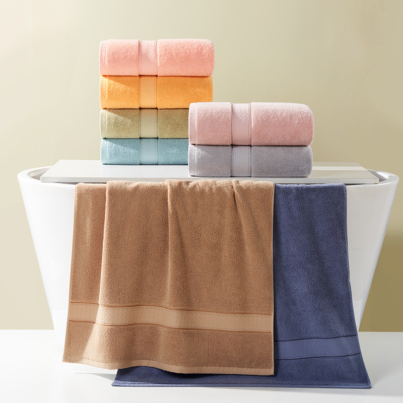 新款外贸大尺寸毛巾浴巾套装成人家用100%棉加厚男女浴巾套装