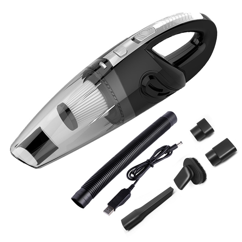 Wireless pet vacuum cleaner, 120W high power, car and home dual-purpose handheld rechargeable dry and wet vacuum cleaner Item Picture