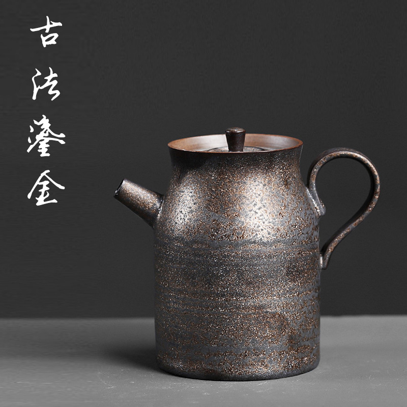 古法鎏金日本1kg银壶紫砂茶壶茶叶闷壶