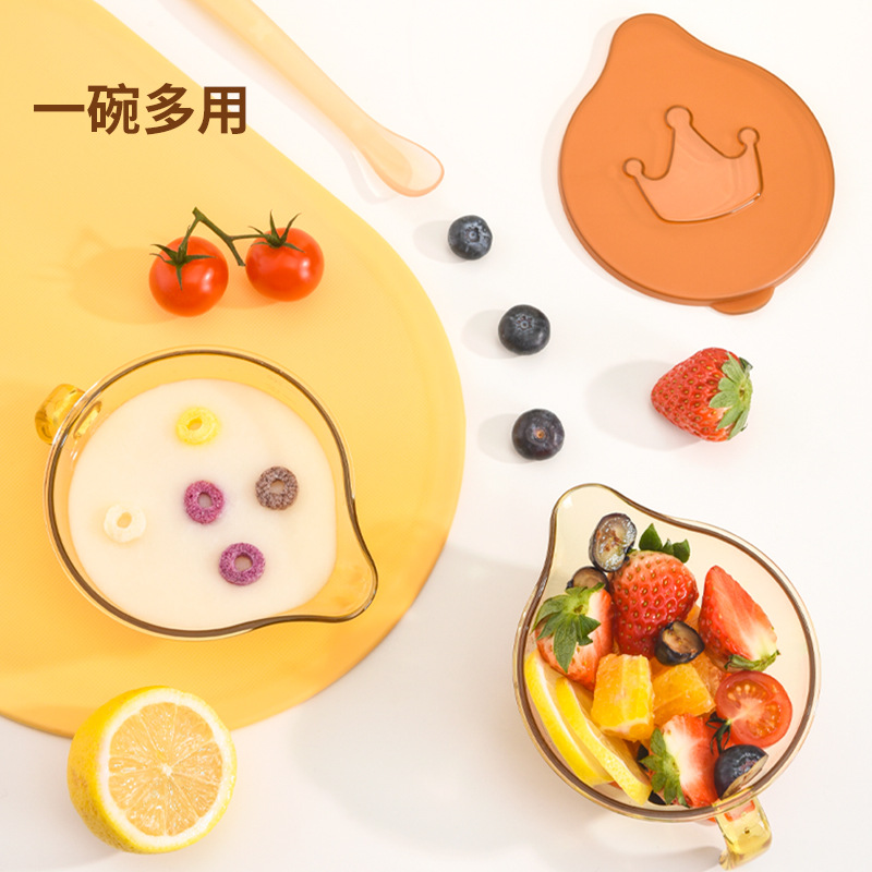 婴儿辅食碗 新生儿宝宝专用小碗勺子吃米粉糊喂水碗勺套装细节图