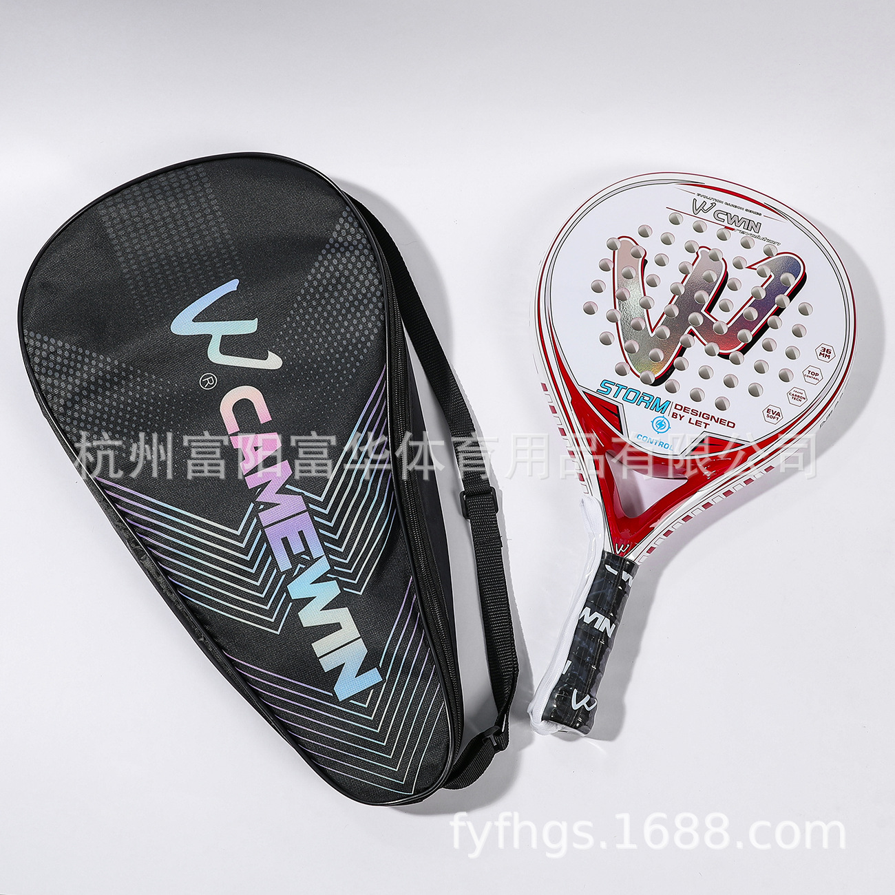 Padel板式网球拍CAMEWIN4018 碳素沙滩拍运动训练沙滩网球细节图