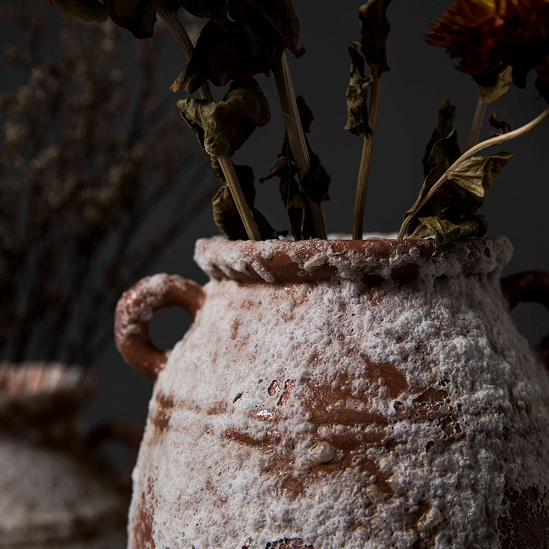 2026 Vintage ceramic mixing jars, dried flower earthenware jars, porcelain jars, storage jars, home decorative jars Application Scenario