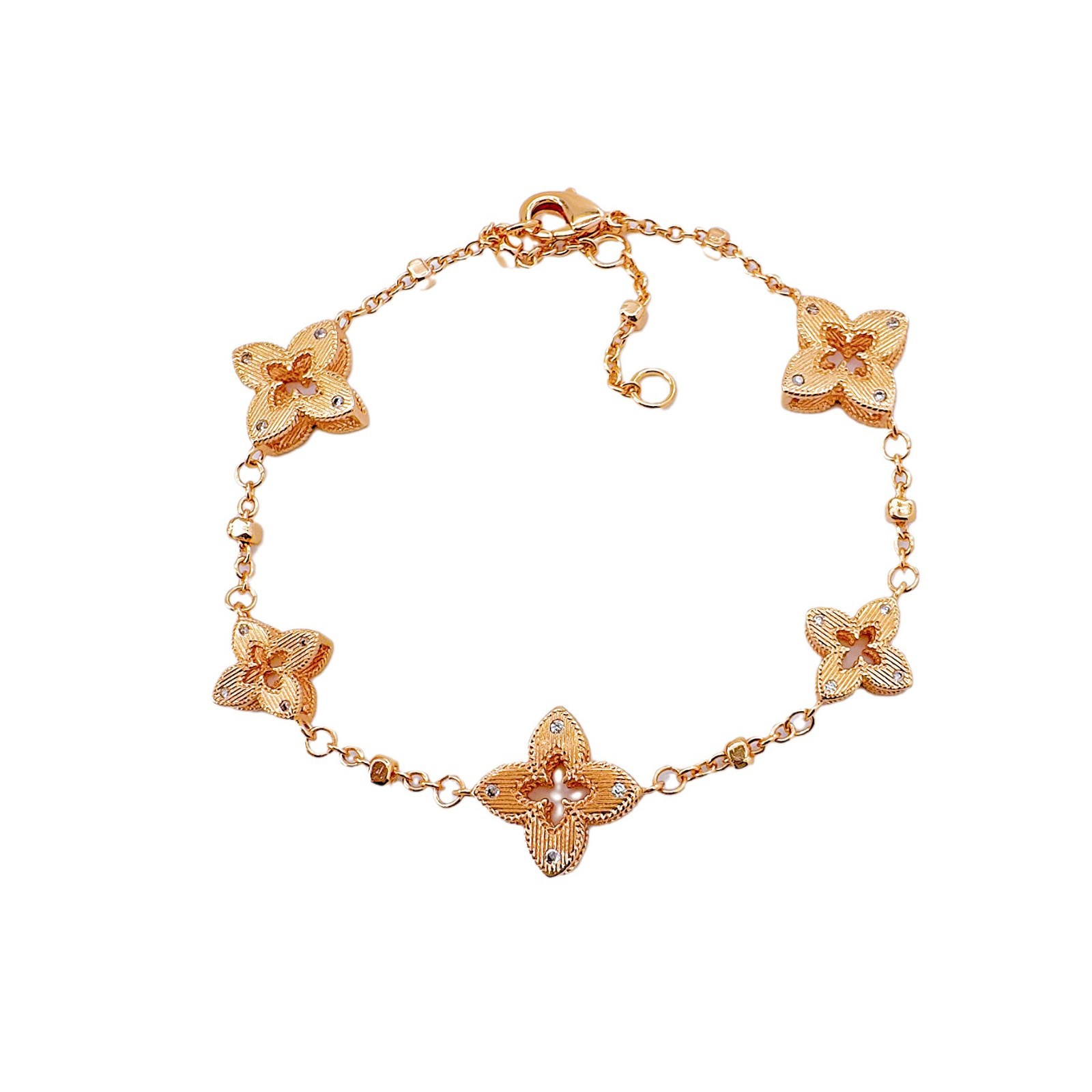 手链/水晶手串/锆石手链/水晶手链/饰品白底实物图